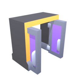 Wall Door Rotate